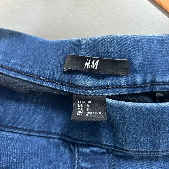 Women's Blue Jeggings H&M - Picture 2 of 3